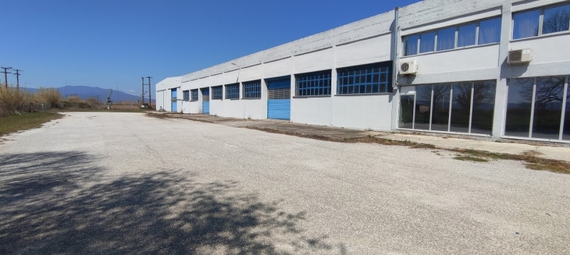 ΒΙΟΜΗΧΑΝΙΚΟΣ ΧΩΡΟΣ  4100 Μ2 ,3700 μ2 ΧΩΡΟΣ ΠΑΡΑΓΩΓΗΣ  ,ΜΕ 400 Μ2 ΓΡΑΦΕΙΑ  σε 13500 μ2 οικόπεδο κοντά στην Ε-75